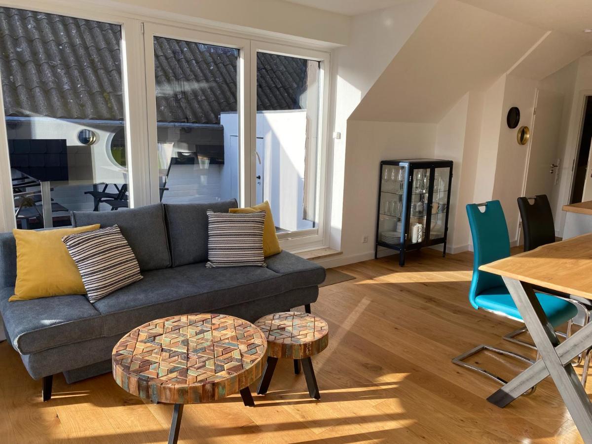 Beach House II - Penthousewohnung In Bestlage Mit Sonniger Dachterrasse Und Top Meerblick Harrislee Exterior foto