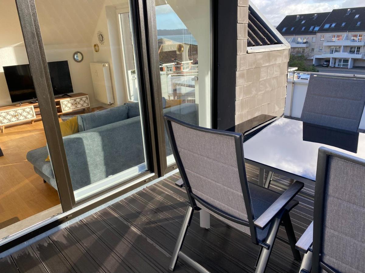 Beach House II - Penthousewohnung In Bestlage Mit Sonniger Dachterrasse Und Top Meerblick Harrislee Exterior foto