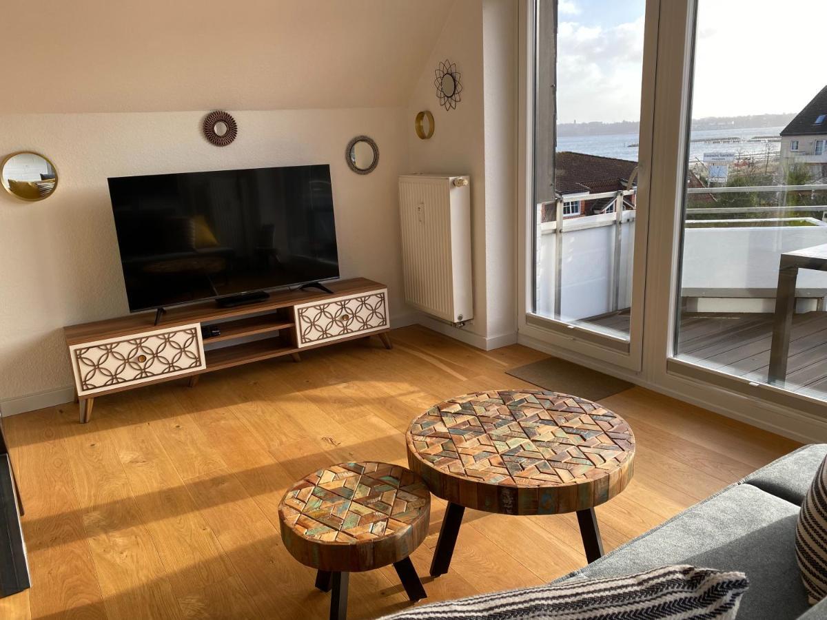 Beach House II - Penthousewohnung In Bestlage Mit Sonniger Dachterrasse Und Top Meerblick Harrislee Exterior foto