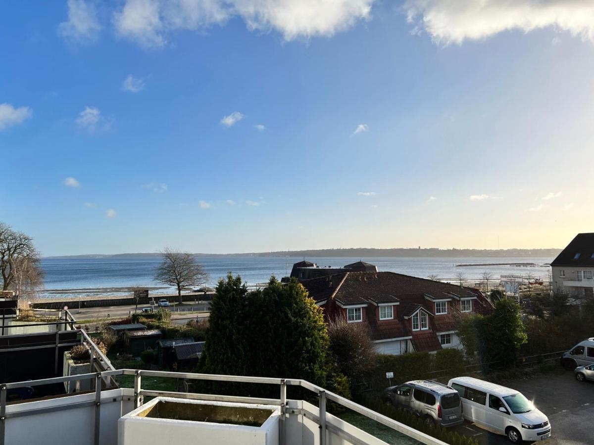 Beach House II - Penthousewohnung In Bestlage Mit Sonniger Dachterrasse Und Top Meerblick Harrislee Exterior foto